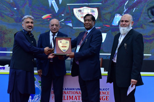 International Conference on Climate Change that was organized by Grand Asian University Sialkot