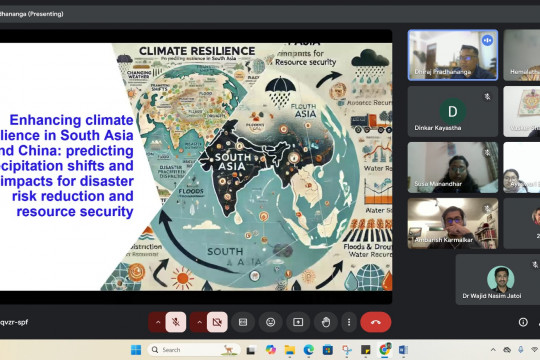 International Research Project entitled “Enhancing Climate Resilience in South Asia and China"