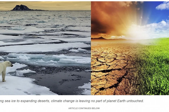 Climate Change is Leaving no Part of Planet Earth Untouched