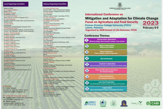 International Conference on Mitigation and Adaptation for Climate Change
